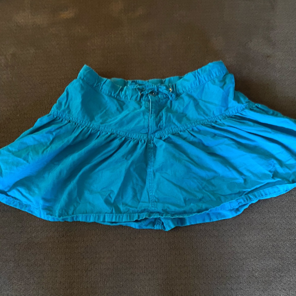 H&M mini skirt with flared bottom, turquoise. Vintage 2006. Size 10